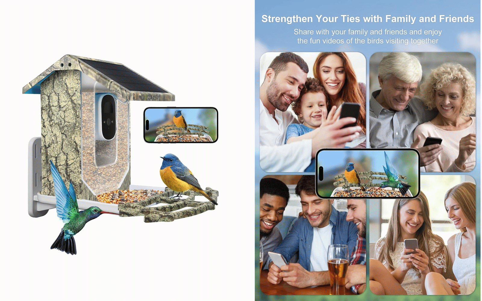 Capture Nature's Beauty: Enhance Your Bird Watching Experience with the Wireless Outdoor Bird Feeder Camera