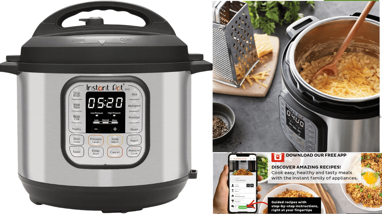 The Instant Pot Duo 7-in-1 Electric Pressure Cooker