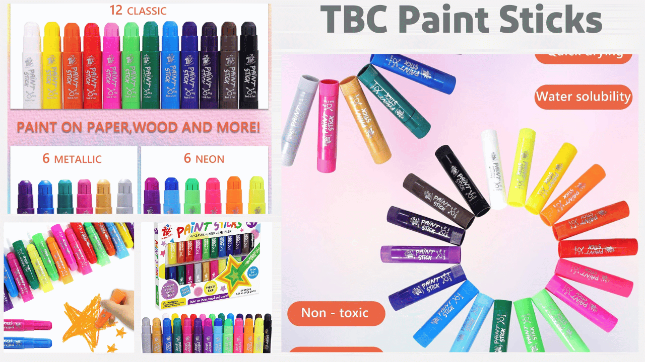 TBC Paint Sticks - A Must-Have for Budding Artists